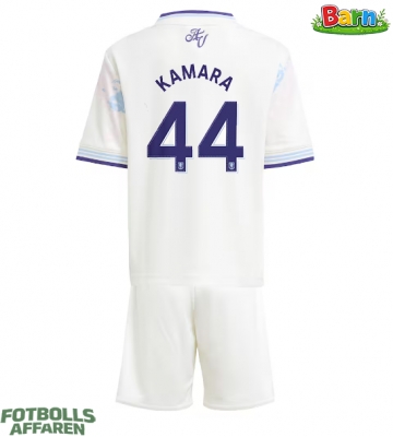 Aston Villa Boubacar Kamara #44 Tredjeställ Barn 2025-26 Kortärmad (+ Korta byxor)